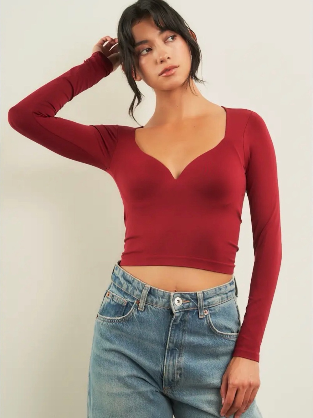 Wine Sweetheart Top